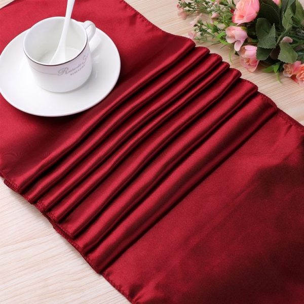 Satin Tablecloth Table Decoration for Home Party Wedding Christmas Decoration (Royal Blue) - Image 7