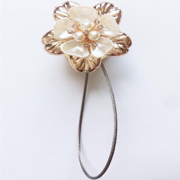 2 PCS Magnet Curtain Buckle Curtain Hook (Gold) - Image 2