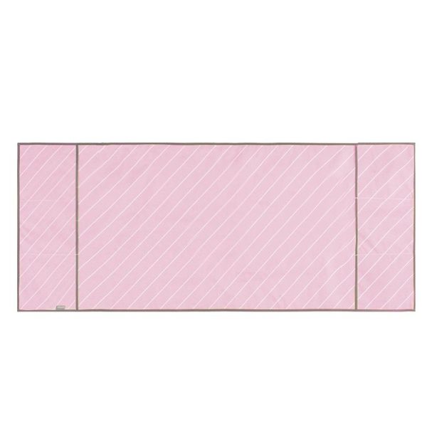 Twill Refrigerator Dust Cover Home Appliance Top Waterproof Cover Storage Hanging Bag (Pink)