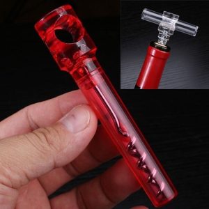 Wine Corkscrew Creative Small Gift Wine Set Kitchen Gadgets (Red)