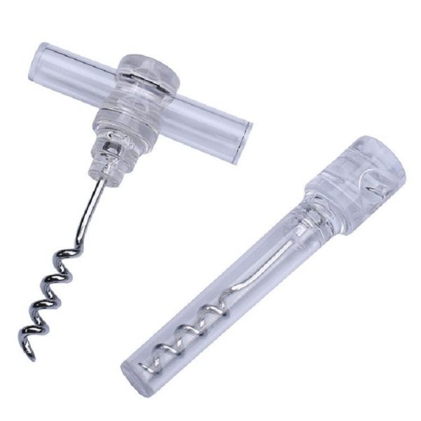 Wine Corkscrew Creative Small Gift Wine Set Kitchen Gadgets (Red) - Image 6