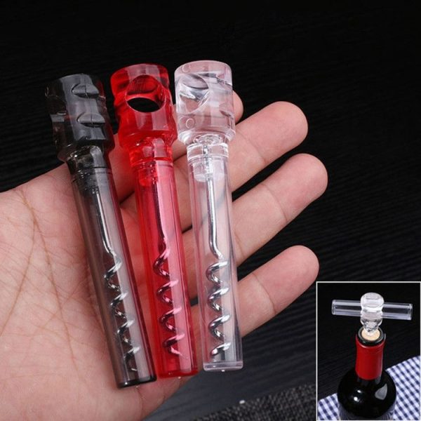 Wine Corkscrew Creative Small Gift Wine Set Kitchen Gadgets (Red) - Image 7
