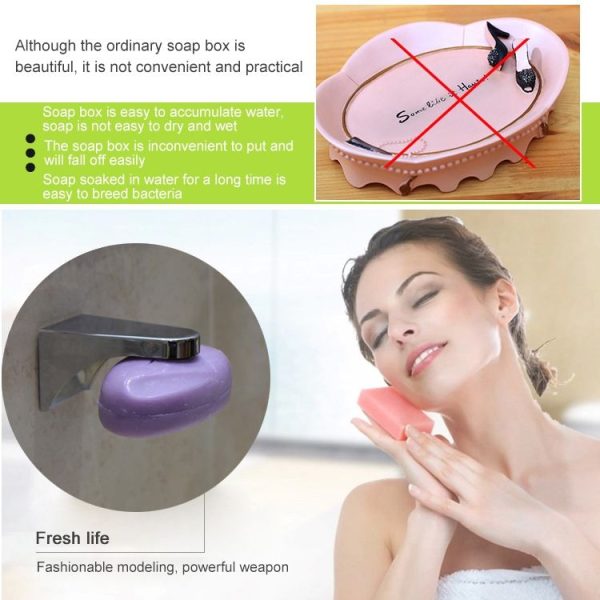 Magnetic Soap Holder Strong Suction Soap Box Steel Soap Box Soap Holder - Image 5