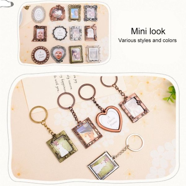 2 PCS Creative Metal Vintage Photo Frame (Oval) - Image 4