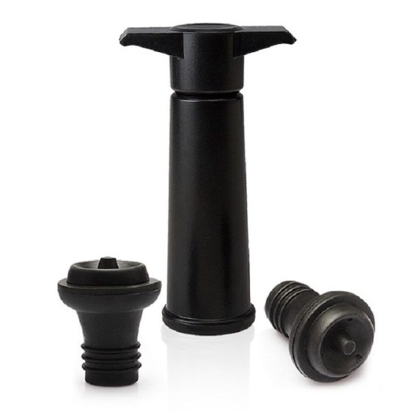 Red Wine Vacuum Pump Freshener Silicone Wine Stopper Set, Specification: 2 Stoppers Three Holes (OPP Bag) - Image 2