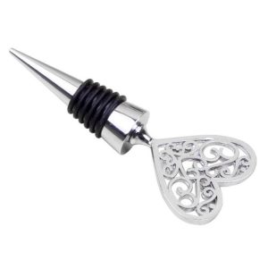Metal Special Shape Wine Stopper (Pure Heart)