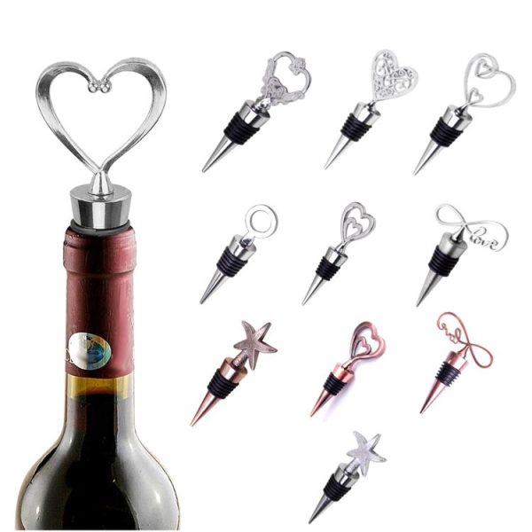 Metal Special Shape Wine Stopper (Pure Heart) - Image 5