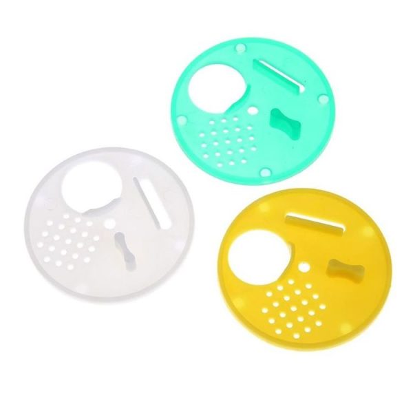 6 PCS Beekeeping Tool Plastic Round Nest Door Exit Rotates Out Of The Bee, Random Color Delivery - Image 2