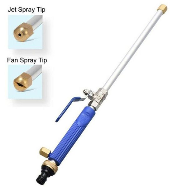 Garden Lawn Irrigation High Pressure Hose Spray Nozzle Car Wash Cleaning Tools (Yellow) - Image 4