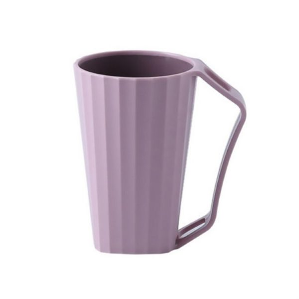 Couple Creative Simple Home with Handle Wash Brushing Cup (Pink)