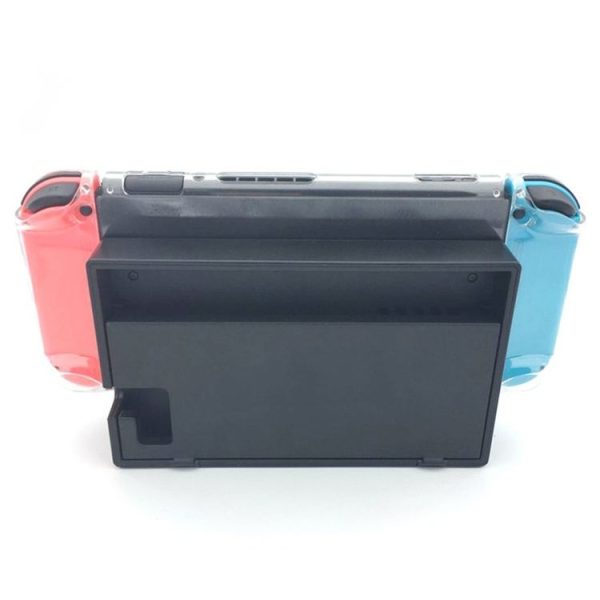 Hard PC Protection Cover for Nintendo Switch NS Case Detachable Crystal Plastic Shell Console Controller Accessories (Black) - Image 3