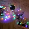 20 LEDs Solar Powered Pine Cone Outdoor Energy Saving Holiday Wedding Decoration String Light Garden Landscape Lamp (White Light) - Image 7