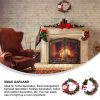 2 PCS Happy New Year Christmas Decoration Decoration Small Wreath Ornament (Little Bear) - Image 5