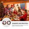 2 PCS Happy New Year Christmas Decoration Decoration Small Wreath Ornament (Little Bear) - Image 6