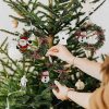 2 PCS Happy New Year Christmas Decoration Decoration Small Wreath Ornament (Little Bear) - Image 7