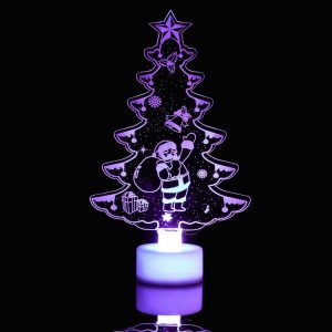 Christmas Tree Colorful LED Decorative Lights Party Supplies