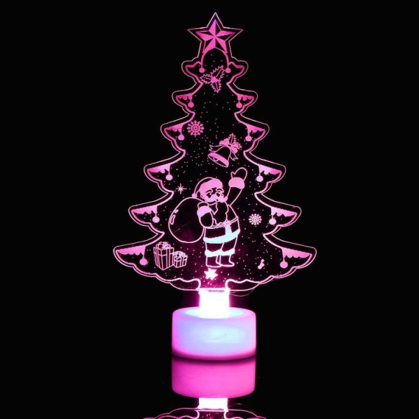 Christmas Tree Colorful LED Decorative Lights Party Supplies - Image 4