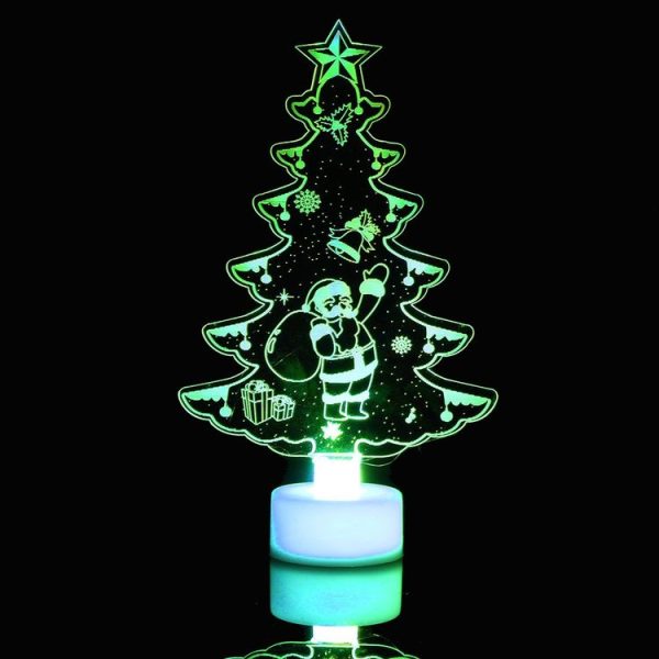 Christmas Tree Colorful LED Decorative Lights Party Supplies - Image 6