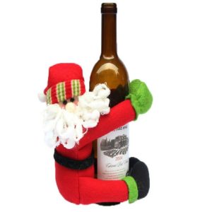 Christmas Wine Bottle Bag Cover Christmas Table Decoration (Santa Claus)