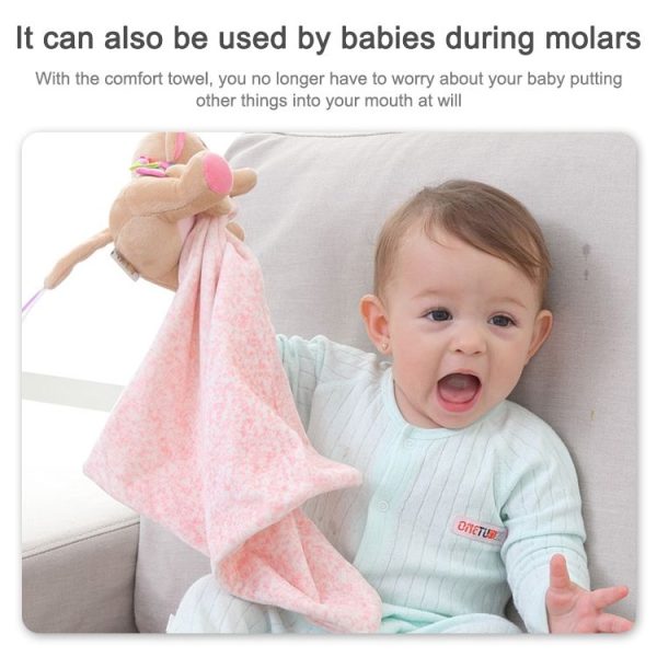 Baby Comforting Baby Multi-function Sleeping Plush Storage Blanket Cartoon Animal Towel (Dog) - Image 8