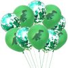 Dinosaur Theme Party Set Birthday Letter Pull Flag Aluminum Film Sequin Dinosaur Balloon Children Birthday Arrangement Decoration (Green) - Image 6
