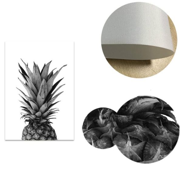 Modern Minimalist Pineapple Letter Frameless Decorative Painting Living Room Core, Size: 15x20cm (Pineapple + English Letter) - Image 4
