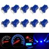 10 PCS T8.5 5050 Led 1 SMD Car Gauge Dash Bulb Dashboard Instrument Light Wedge Interior Lamp (Blue)