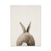 Rabbit Before and After the Computer Printing Decorative Painting Frameless Core, Size: 21x30cm (Brown Rabbit Back) - Image 2