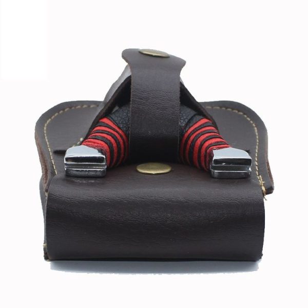 Steel Ball Package Leather Slingshot Bag Durable Without Deformation for Hunting, Color Random Delivery - Image 6