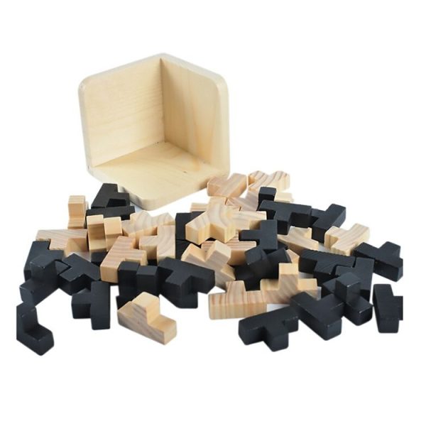 Creative 3D Puzzle Luban Interlocking Wooden Toys - Image 5