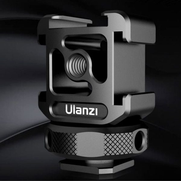 Ulanzi PT-12 Camera Triple Cold Shoe Hot Shoe Mount Adapter Expansion Microphone Fill Light Bracket Accessories - Image 2