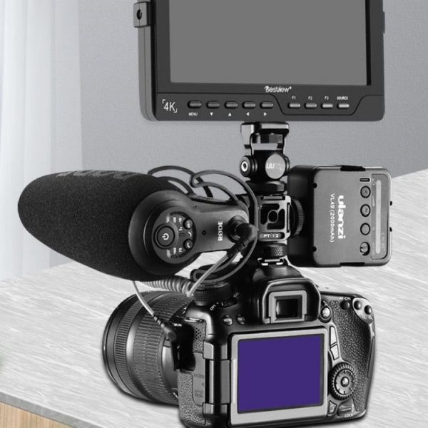 Ulanzi PT-12 Camera Triple Cold Shoe Hot Shoe Mount Adapter Expansion Microphone Fill Light Bracket Accessories - Image 5