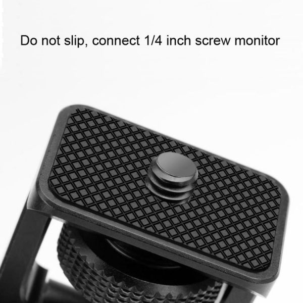 UURig U-40 Camera Monitor Mounting Bracket Adjustable Angle 1 / 4 inchThread Ballhead Cold Shoe Adapter - Image 5