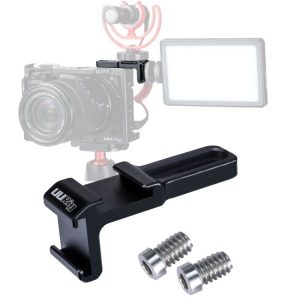 UURig R021 2-Head Hot Shoe Expansion Accessories Microphone Fill Light Extension Bracket for Camera Micro Single