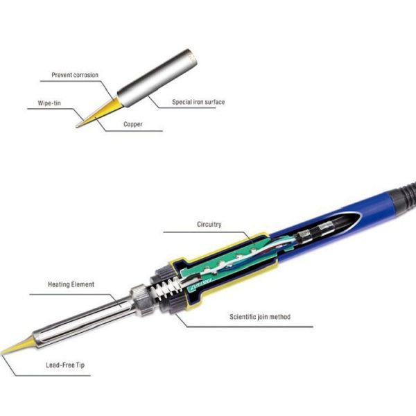 BAKU BK-452 Electric Soldering Iron Head Soldering Gun Home Mobile Phone Repair Tool - Image 4