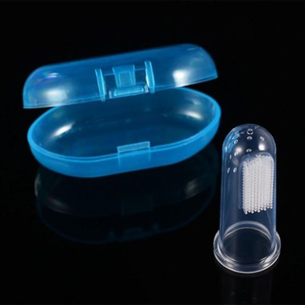 5 PCS Infant and Child Care Products Oral Cleaning Toothbrush Box Plastic Transparent Packaging Box (White) - Image 4