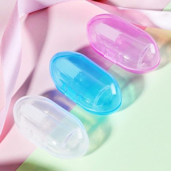5 PCS Infant and Child Care Products Oral Cleaning Toothbrush Box Plastic Transparent Packaging Box (White) - Image 5