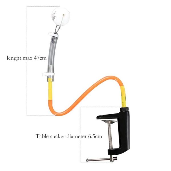 HUIESON HS-P-L22 PVC Universal Variable Table Clip Table Tennis Serving Training Machine Set - Image 6