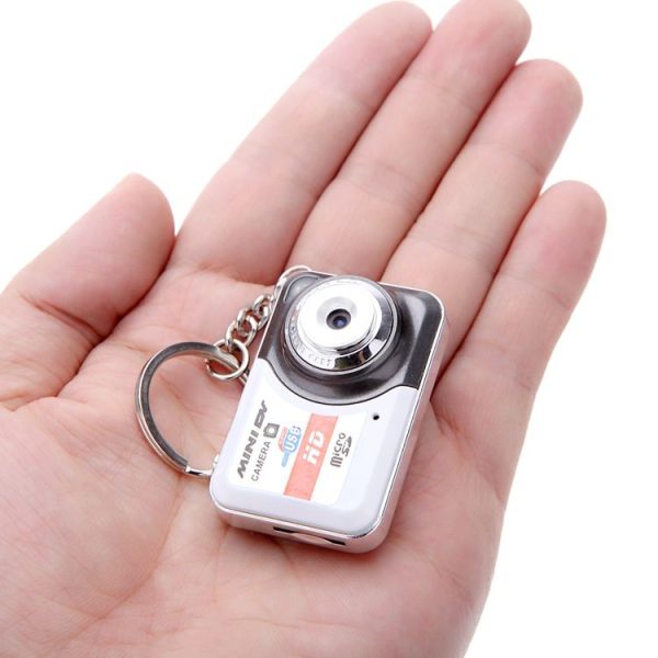 X6 Portable Ultra Mini HD Kids Digital Camera DV Camcorder with Key Ring, Support TF Card (Glamour Gray) - Image 4