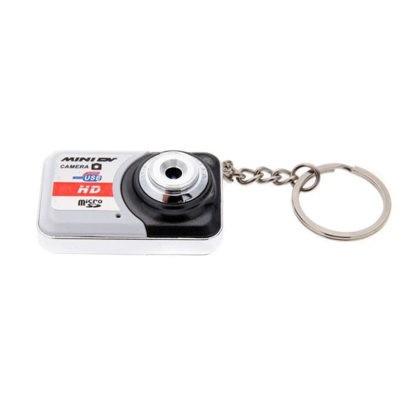 X6 Portable Ultra Mini HD Kids Digital Camera DV Camcorder with Key Ring, Support TF Card (Glamour Gray) - Image 6
