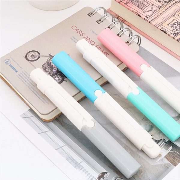 Portable Stationery Scissors Office Student Colour Folding Paper Cutting Tools, Random Color Delivery - Image 2