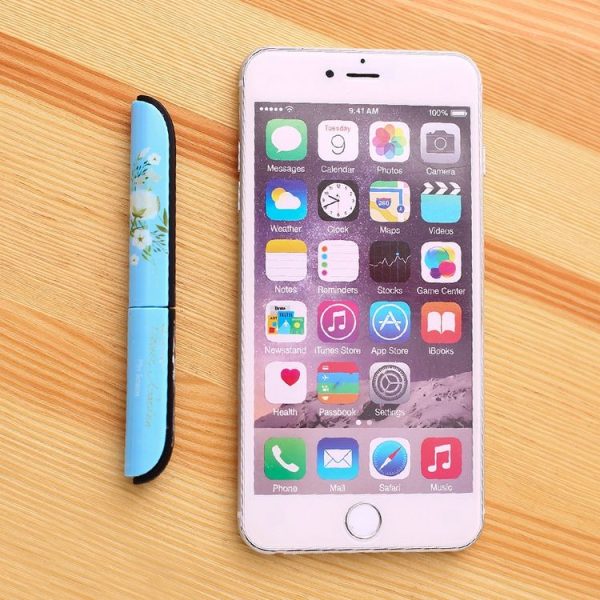 Creative Cute Flower Pattern Plastic Scissors Gift Office School Supplies, Random Color Delivery - Image 6