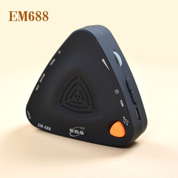 ENO EM-688 Electronic Vocal Rechargeable Metronome For Piano / Guitar / Drum / Guzheng / Violin (Black) - Image 2