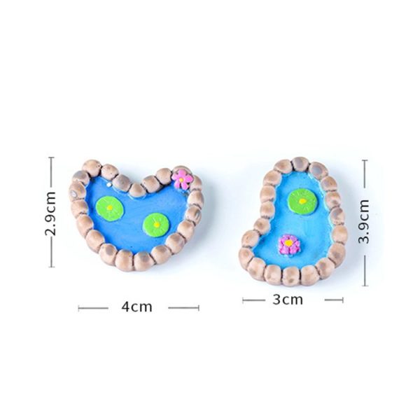 2 PCS Lotus Pond Miniature Landscape Decoration Garden Bonsai Decoration (Ankle) - Image 6