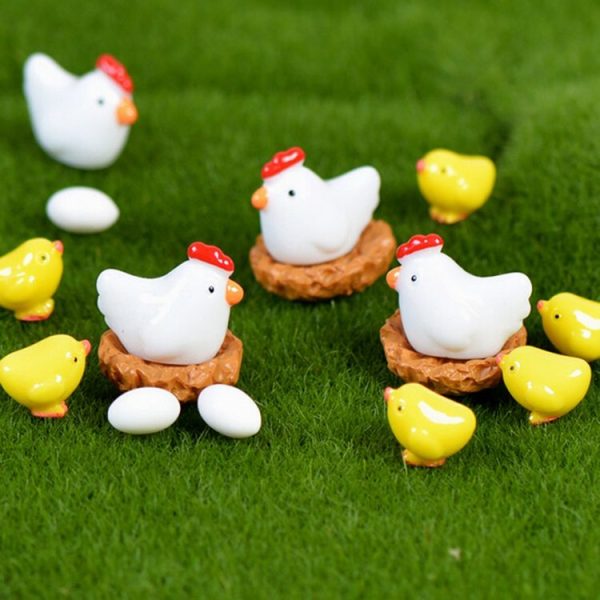 3 PCS Handmade Sand Table Models Micro Landscape Decoration Meaty Ornaments (Egg) - Image 3