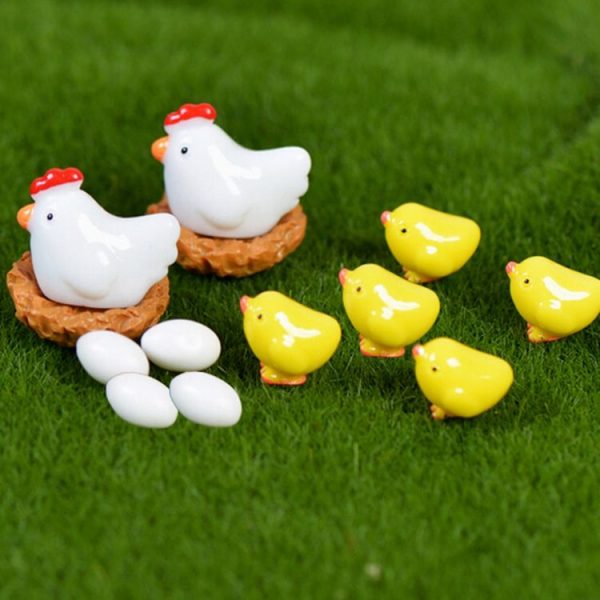 3 PCS Handmade Sand Table Models Micro Landscape Decoration Meaty Ornaments (Egg) - Image 4