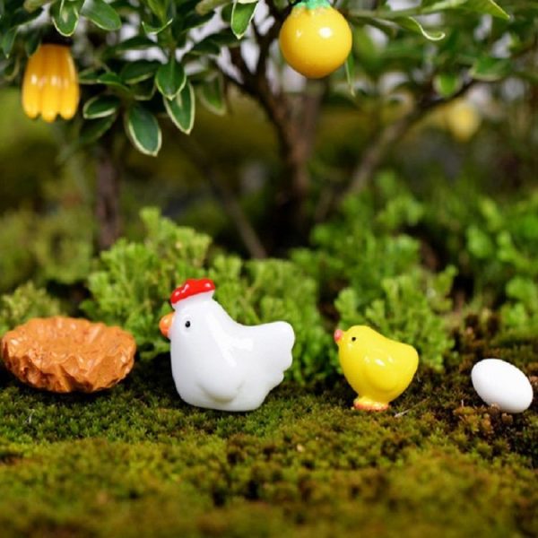 3 PCS Handmade Sand Table Models Micro Landscape Decoration Meaty Ornaments (Egg) - Image 5