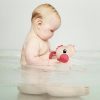 Children Water Toys Hand-cranked Dinosaur Shower Water Spraying Toys (Coral Red) - Image 3