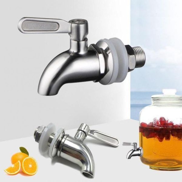 Drink Dispenser Beverage Wine Barrel Tap Spigot Stainless Steel Coffee Juice Faucet - Image 6
