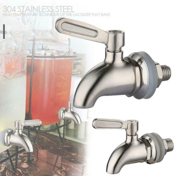 Drink Dispenser Beverage Wine Barrel Tap Spigot Stainless Steel Coffee Juice Faucet - Image 7